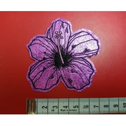 Aplikacja kwiatek lilia fiolet